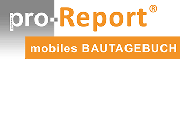 pro-Report Flex Plus Logo proReport mobiles Bautagebuch