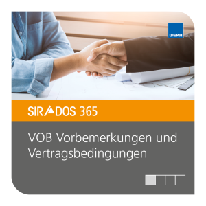 Logo SIRADOS Architektur 365 VOB Vorbemerkungen und Vertragsbedingungen